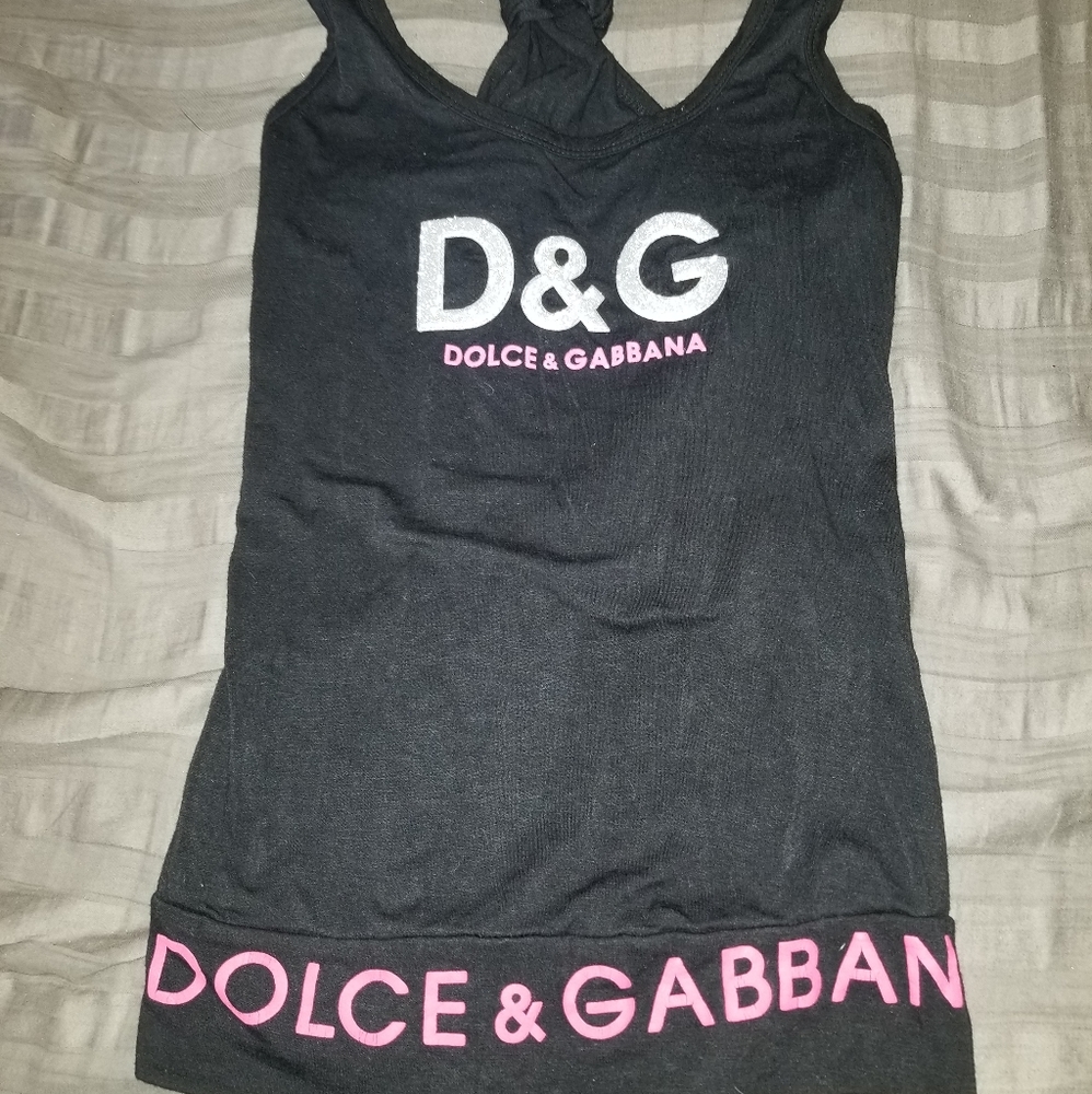 Dolce and Gabbana racer back tank top